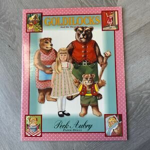 NEW Goldilocks and the Three Bears Peck Aubry Paper Dolls 1997
